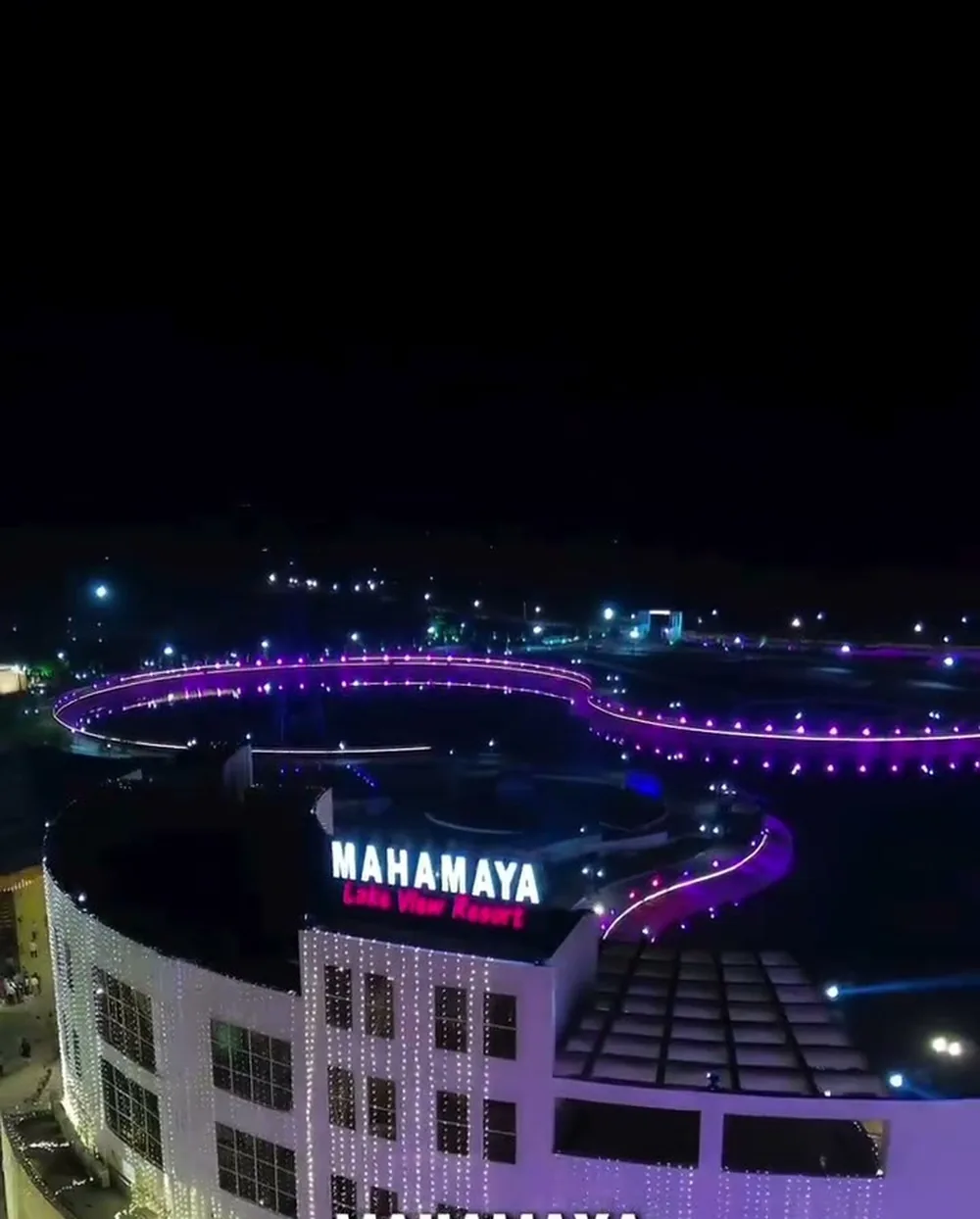 The lake at night