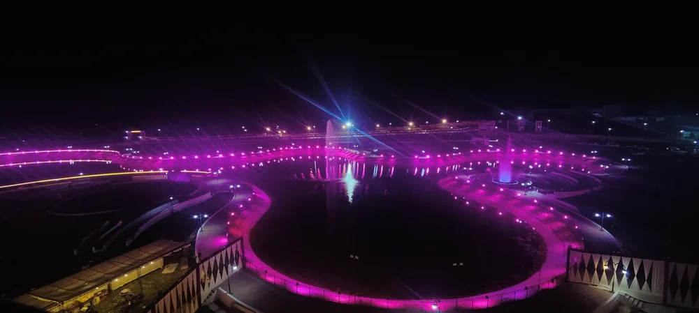 The musical fountain